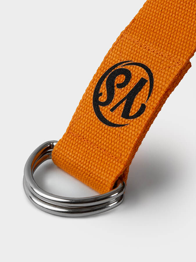 Yoga Studio Belt Strap Metal D-Ring Buckle 2.5m