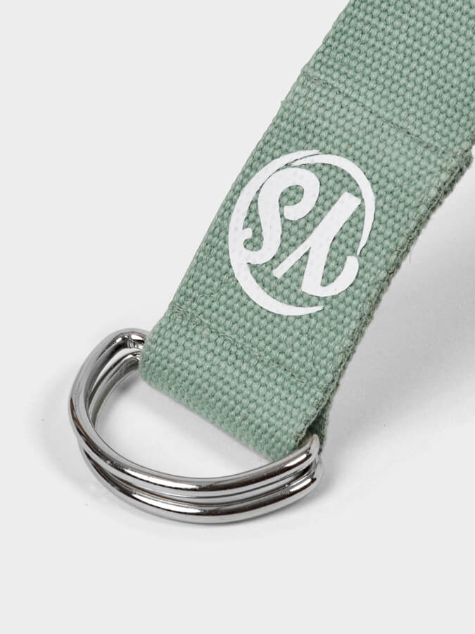 Yoga Studio Belt Strap Metal D-Ring Buckle 2.5m