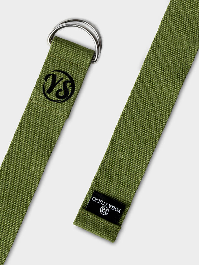 Yoga Studio Belt Strap Metal D-Ring Buckle 2.5m