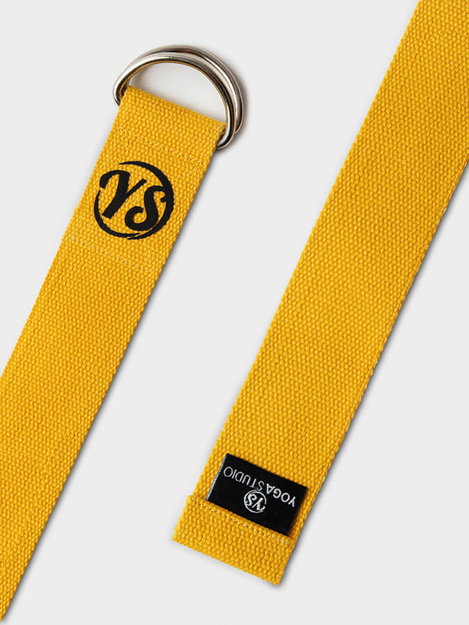 Yoga Studio Belt Strap Metal D-Ring Buckle 2.5m