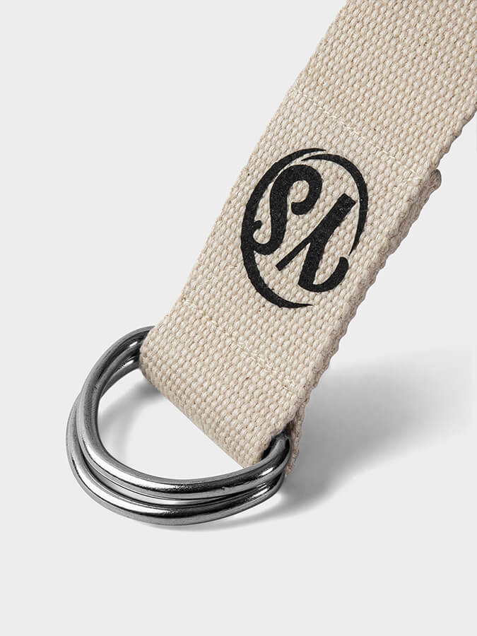 Yoga Studio Belt Strap Metal D-Ring Buckle 2.5m