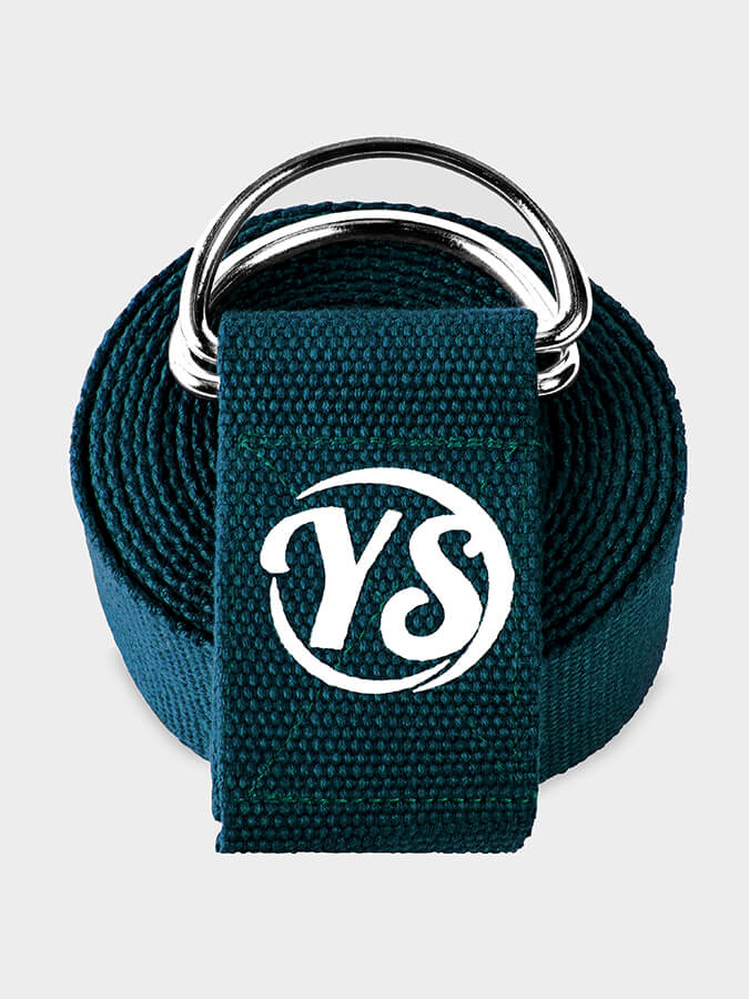 Yoga Studio Belt Strap Metal D-Ring Buckle 2.5m