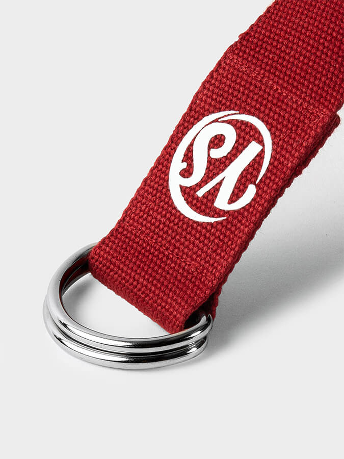 Yoga Studio Belt Strap Metal D-Ring Buckle 2.5m