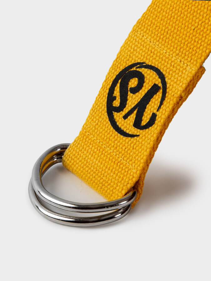 Yoga Studio Belt Strap Metal D-Ring Buckle 2.5m