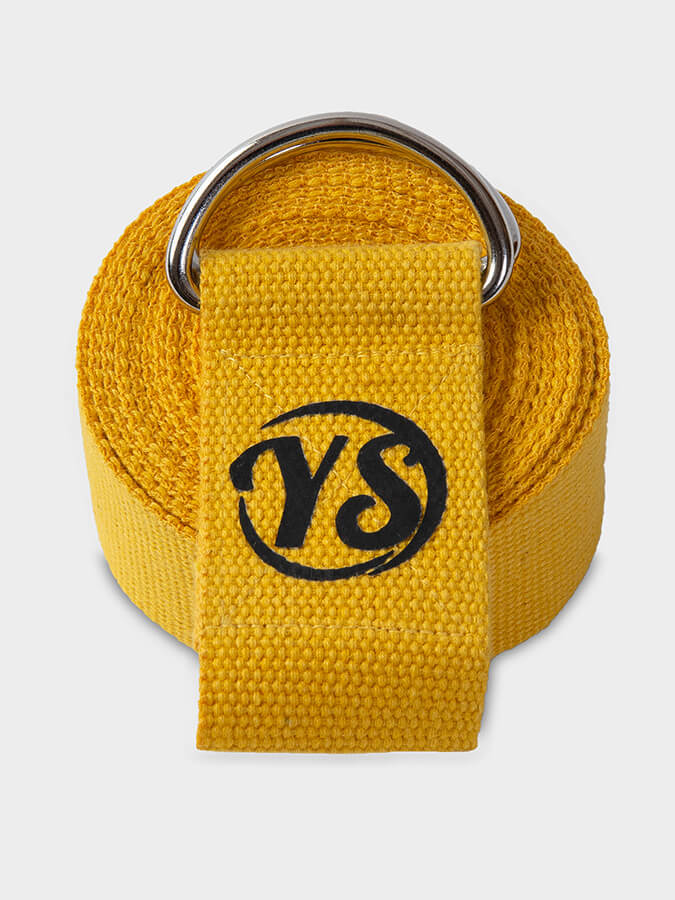 Yoga Studio Belt Strap Metal D-Ring Buckle 2.5m