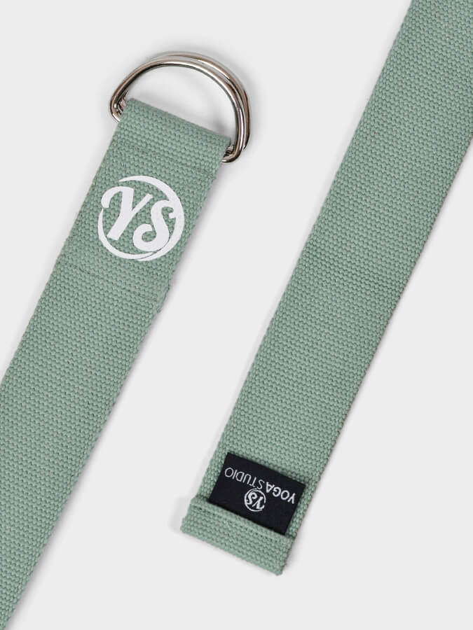 Yoga Studio Belt Strap Metal D-Ring Buckle 2.5m