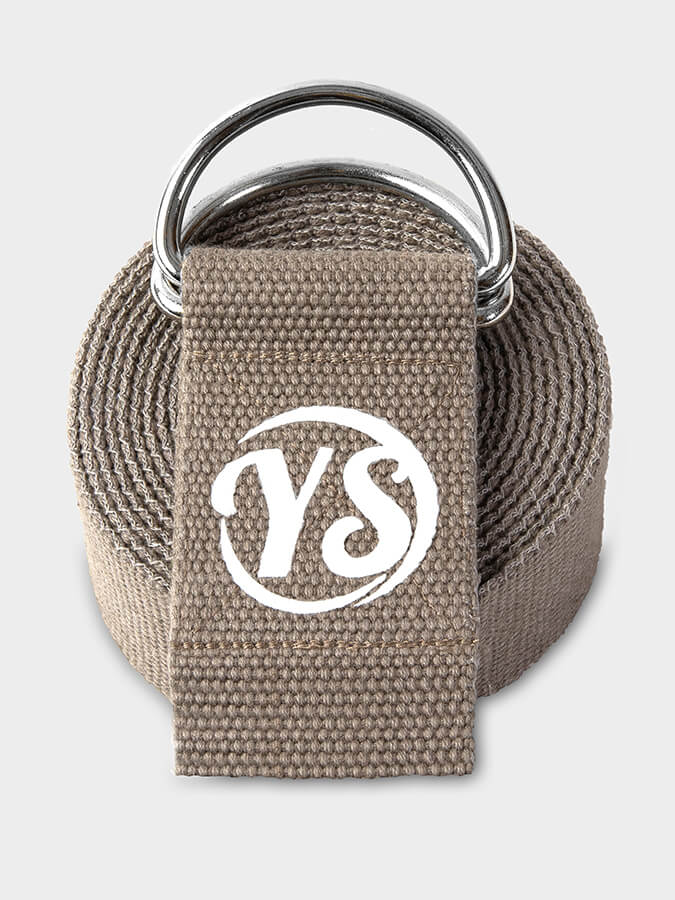 Yoga Studio Belt Strap Metal D-Ring Buckle 2.5m