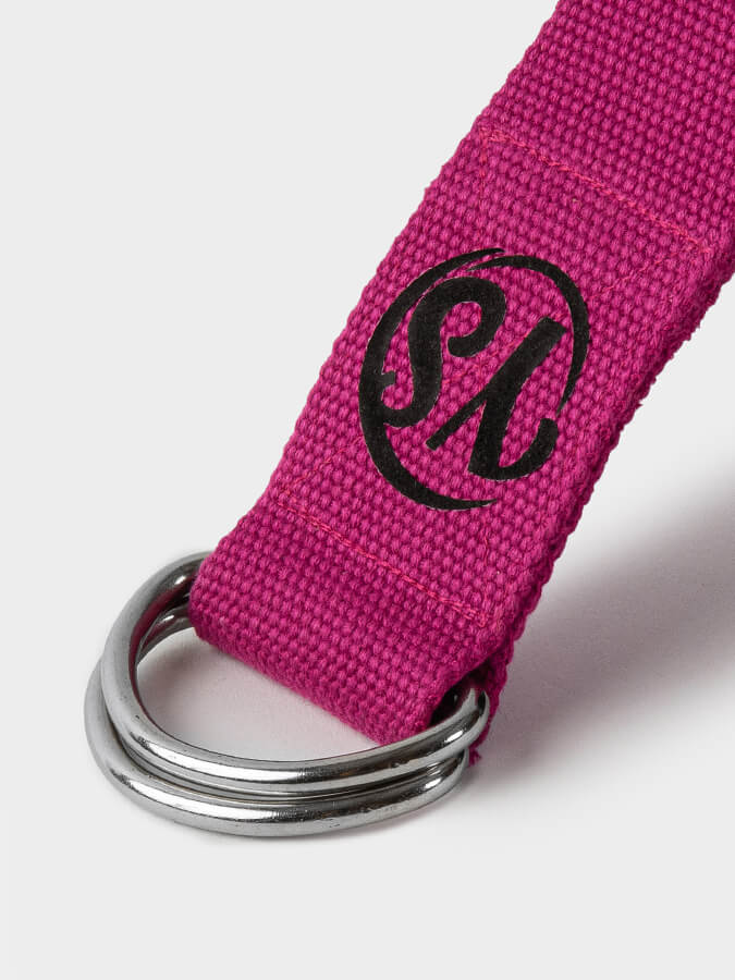 Yoga Studio Belt Strap Metal D-Ring Buckle 2.5m