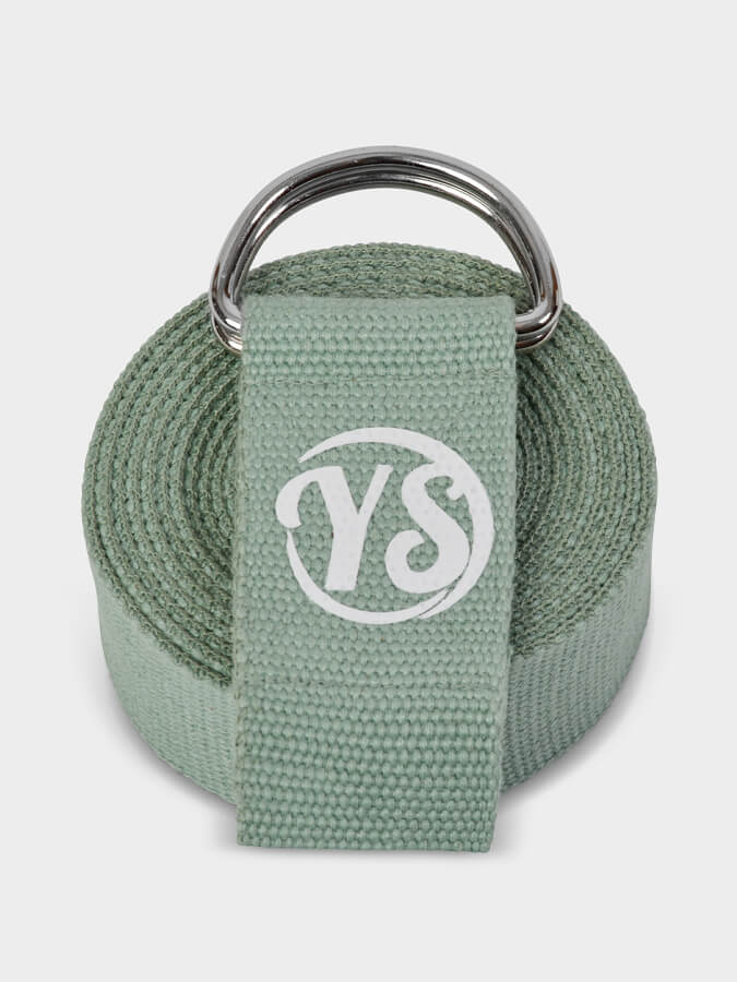 Yoga Studio Belt Strap Metal D-Ring Buckle 2.5m