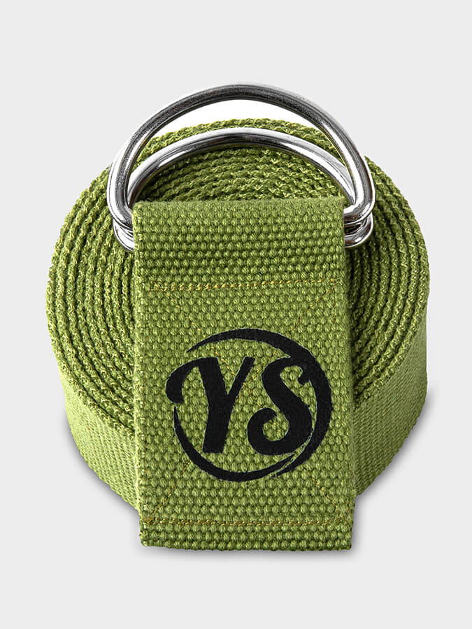 Yoga Studio Belt Strap Metal D-Ring Buckle 2.5m
