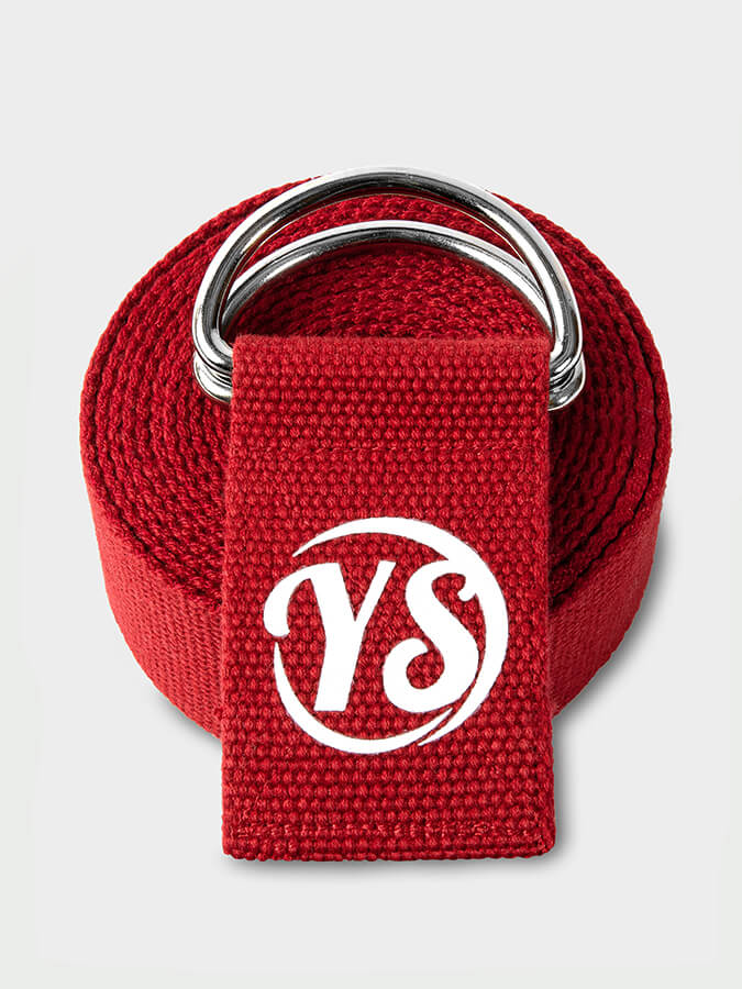 Yoga Studio Belt Strap Metal D-Ring Buckle 2.5m