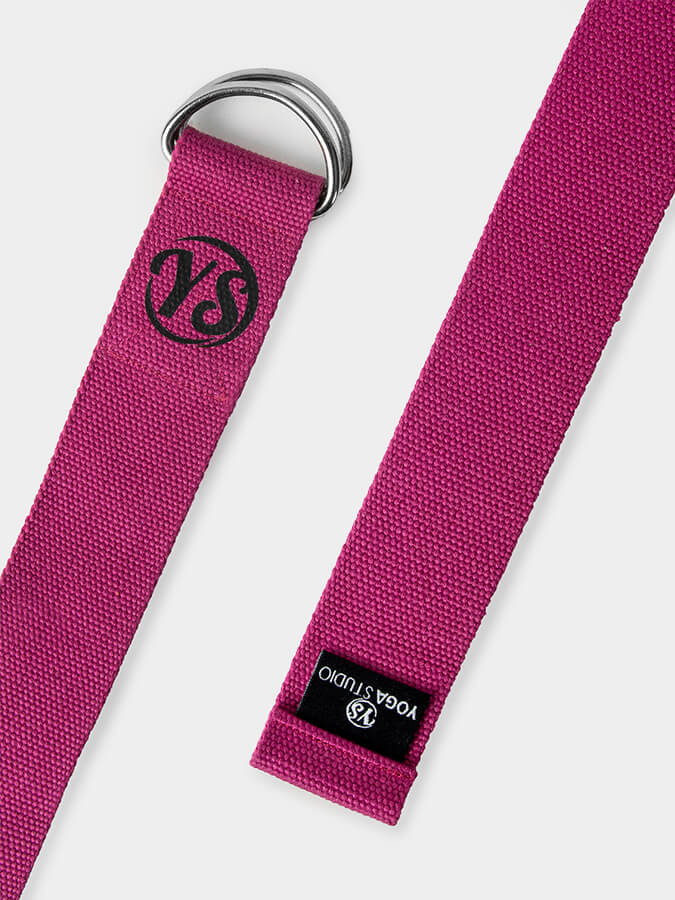 Yoga Studio Belt Strap Metal D-Ring Buckle 2.5m