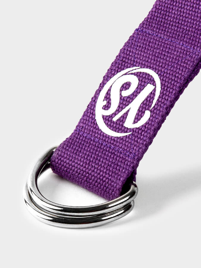 Yoga Studio Belt Strap Metal D-Ring Buckle 2.5m