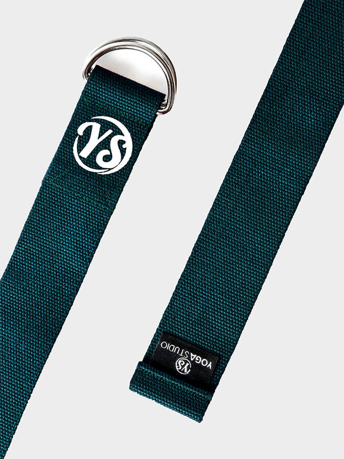 Yoga Studio Belt Strap Metal D-Ring Buckle 2.5m