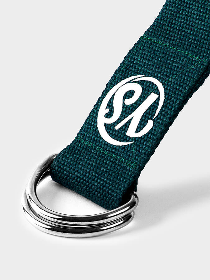 Yoga Studio Belt Strap Metal D-Ring Buckle 2.5m