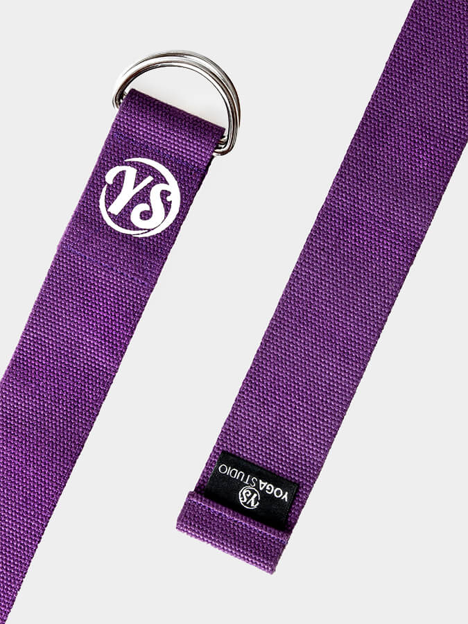 Yoga Studio Belt Strap Metal D-Ring Buckle 2.5m