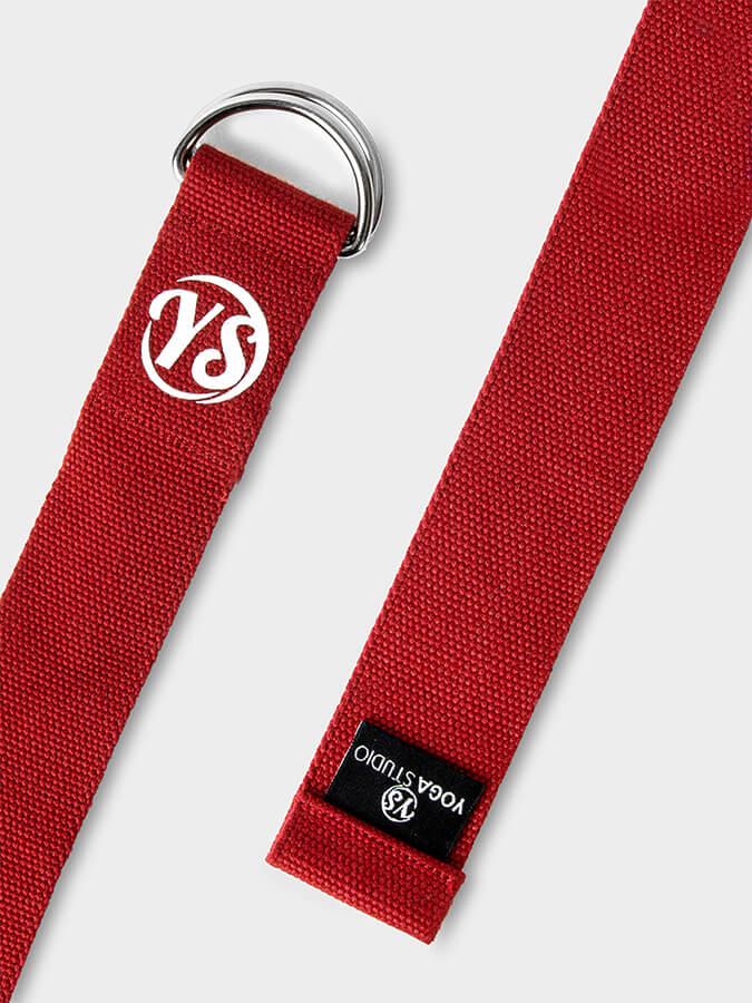 Yoga Studio Belt Strap Metal D-Ring Buckle 2.5m