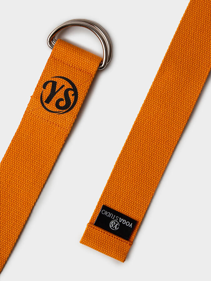 Yoga Studio Belt Strap Metal D-Ring Buckle 2.5m