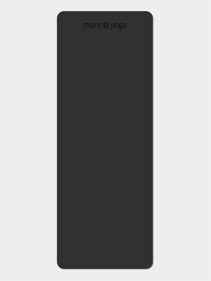 More Yoga Studio Grip Yoga Mat 4mm - Black